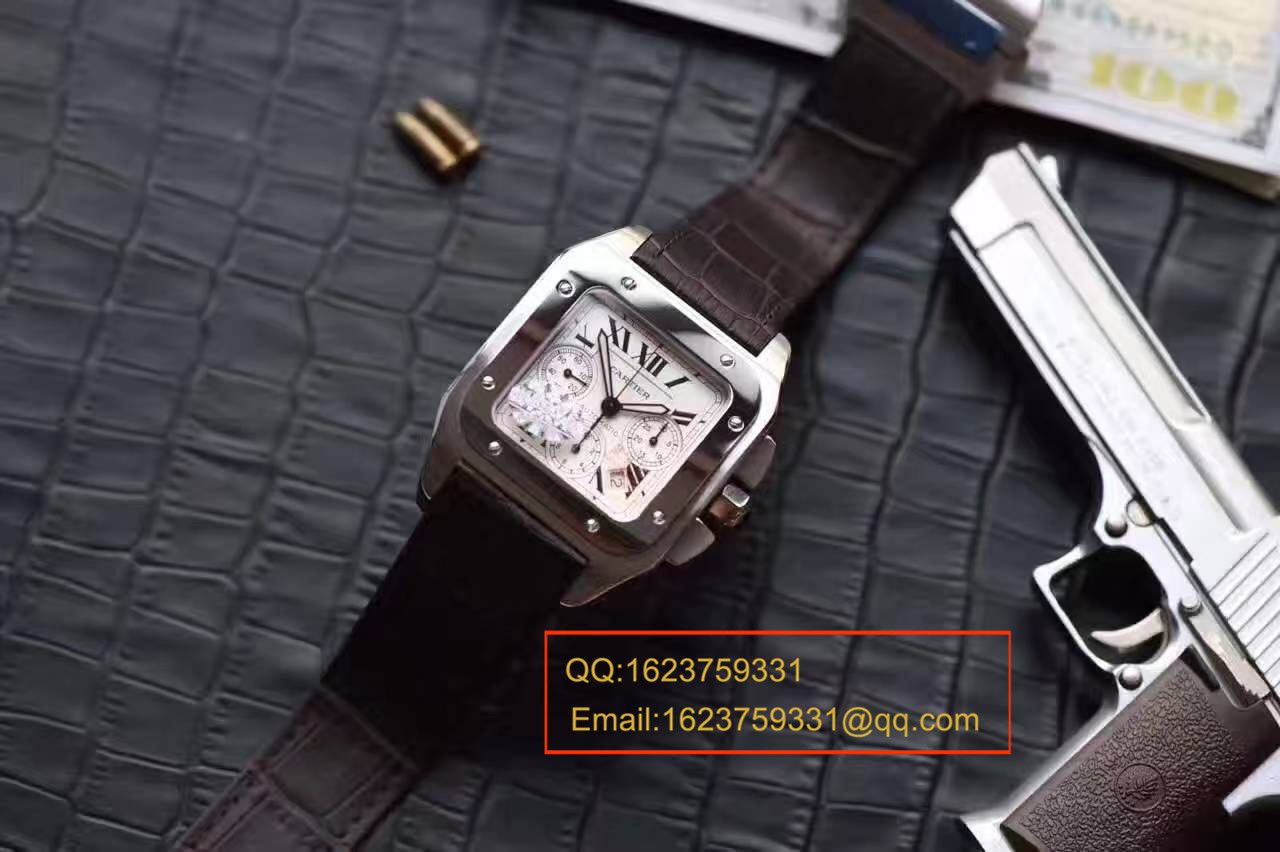 【HBBV6厂1:1复刻高仿手表】卡地亚山度士系列W20090X8腕表 / KDY077