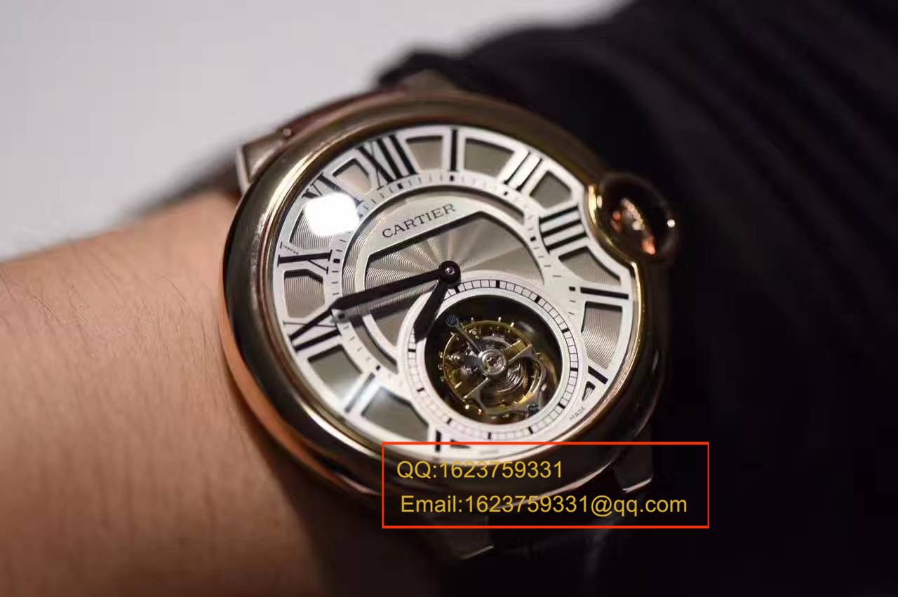 【V6厂一比一超A高仿手表】卡地亚CARTIER 蓝气球系列W6920001 真陀飞轮机械腕表 / KD0001