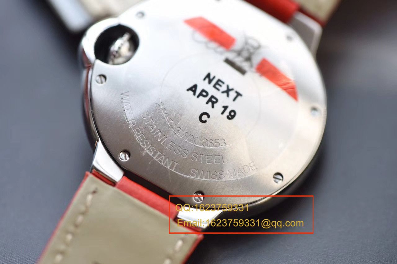 【HBBV6厂一比一超A高精仿手表】卡地亚蓝气球系列WE900351女士小号33毫米石英腕表 / K044