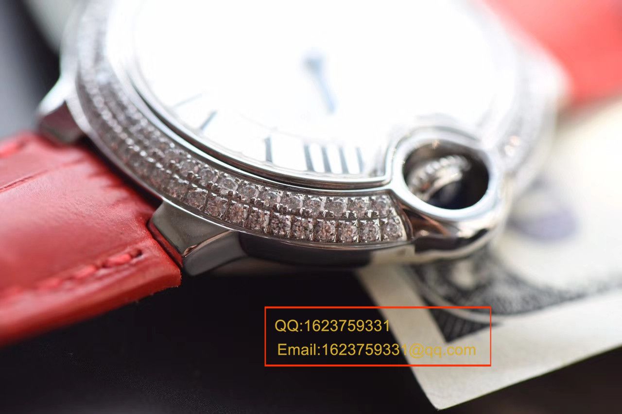 【HBBV6厂一比一超A高精仿手表】卡地亚蓝气球系列WE900351女士小号33毫米石英腕表 / K044