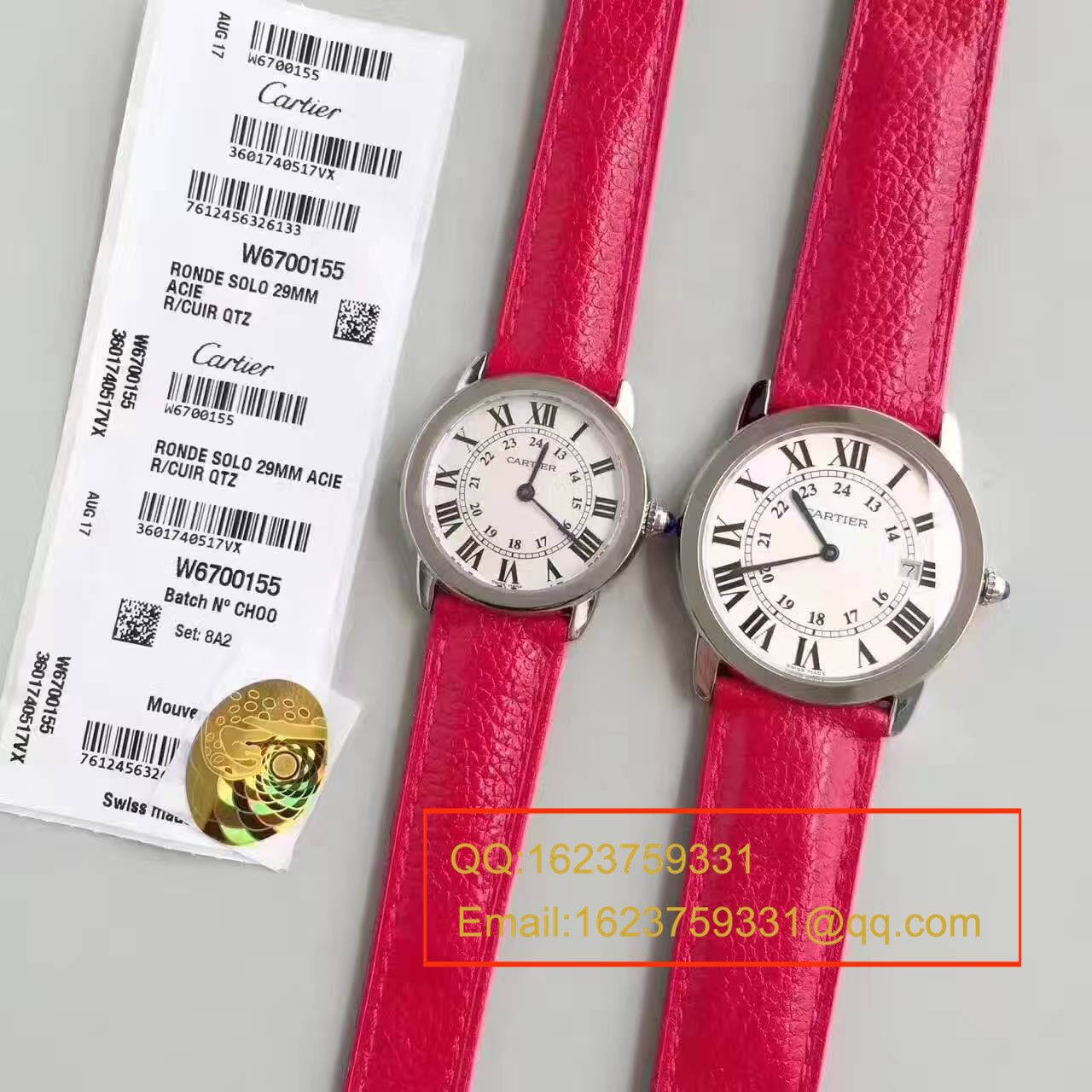 【K11厂正品开模顶级复刻高仿手表】卡地亚RONDE DE CARTIER伦敦SOLO系列W6700155、W6700255女士石英腕表 / KAD078