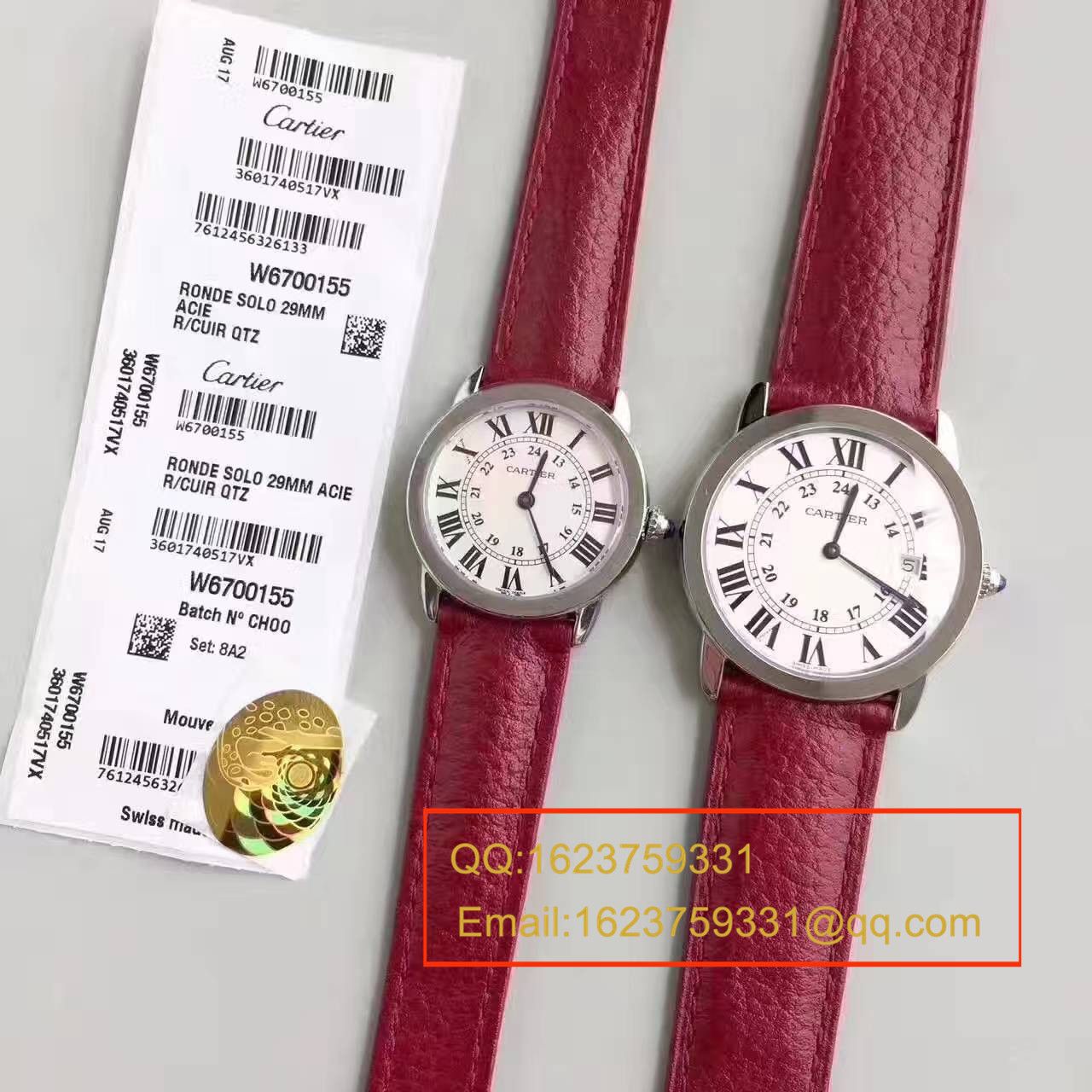 【K11厂正品开模顶级复刻高仿手表】卡地亚RONDE DE CARTIER伦敦SOLO系列W6700155、W6700255女士石英腕表 / KAD078