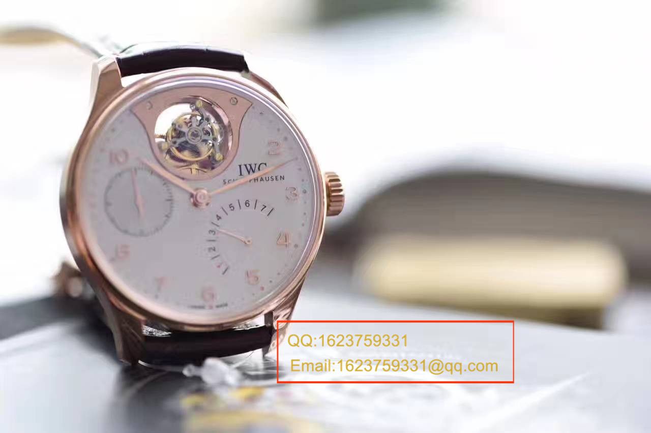 【独家视频测评】【YL厂一比一超A复刻高仿手表】万国葡萄牙系列IW504202自动陀飞轮逆跳腕表 / WG299