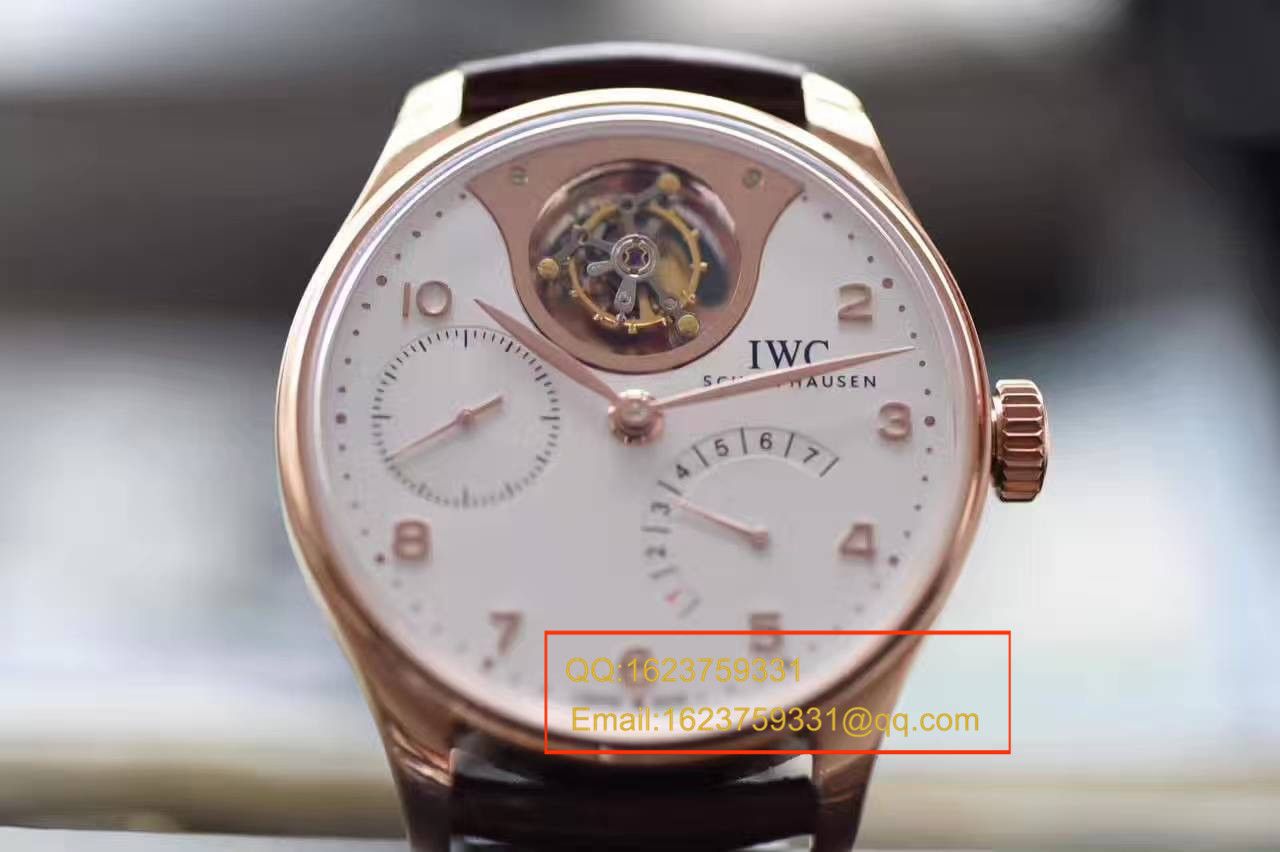 【独家视频测评】【YL厂一比一超A复刻高仿手表】万国葡萄牙系列IW504202自动陀飞轮逆跳腕表 / WG299