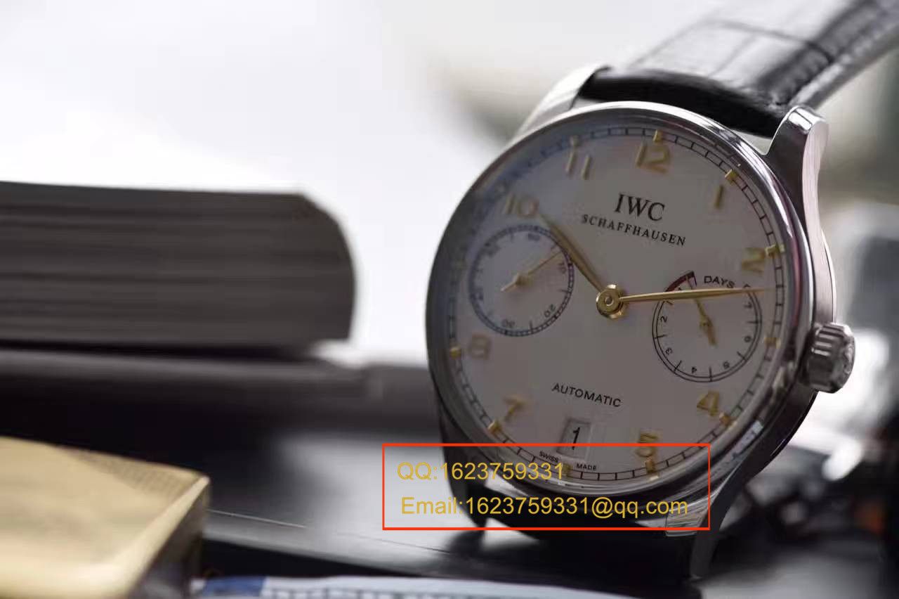 【独家视频测评ZF一比一超A高精仿手表】万国葡萄牙系列系列IW500704《万国葡七黄金钉》腕表 / WG295