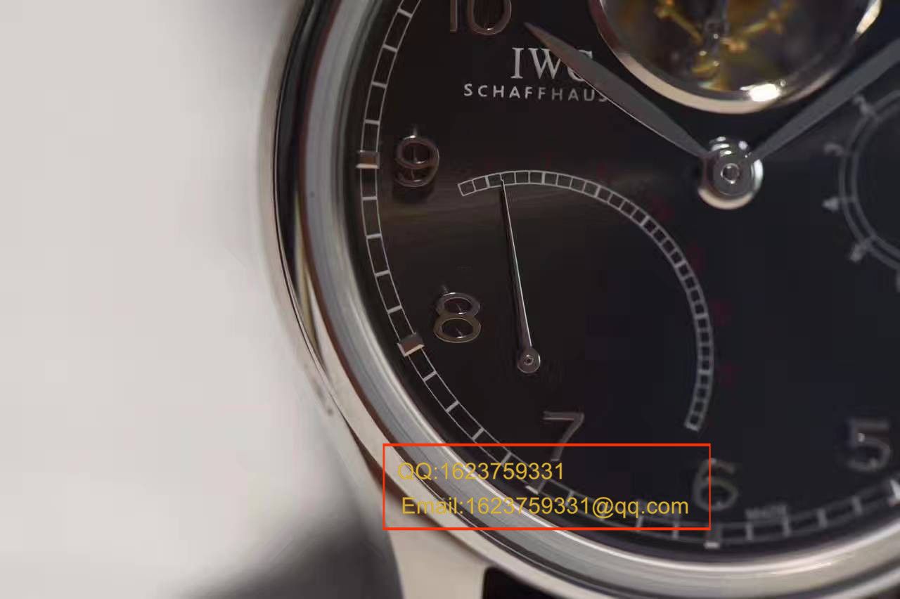 【独家视频测评YL一比一超A高精仿手表】万国葡萄牙系列逆跳陀飞轮IW504401腕表 / WG104A