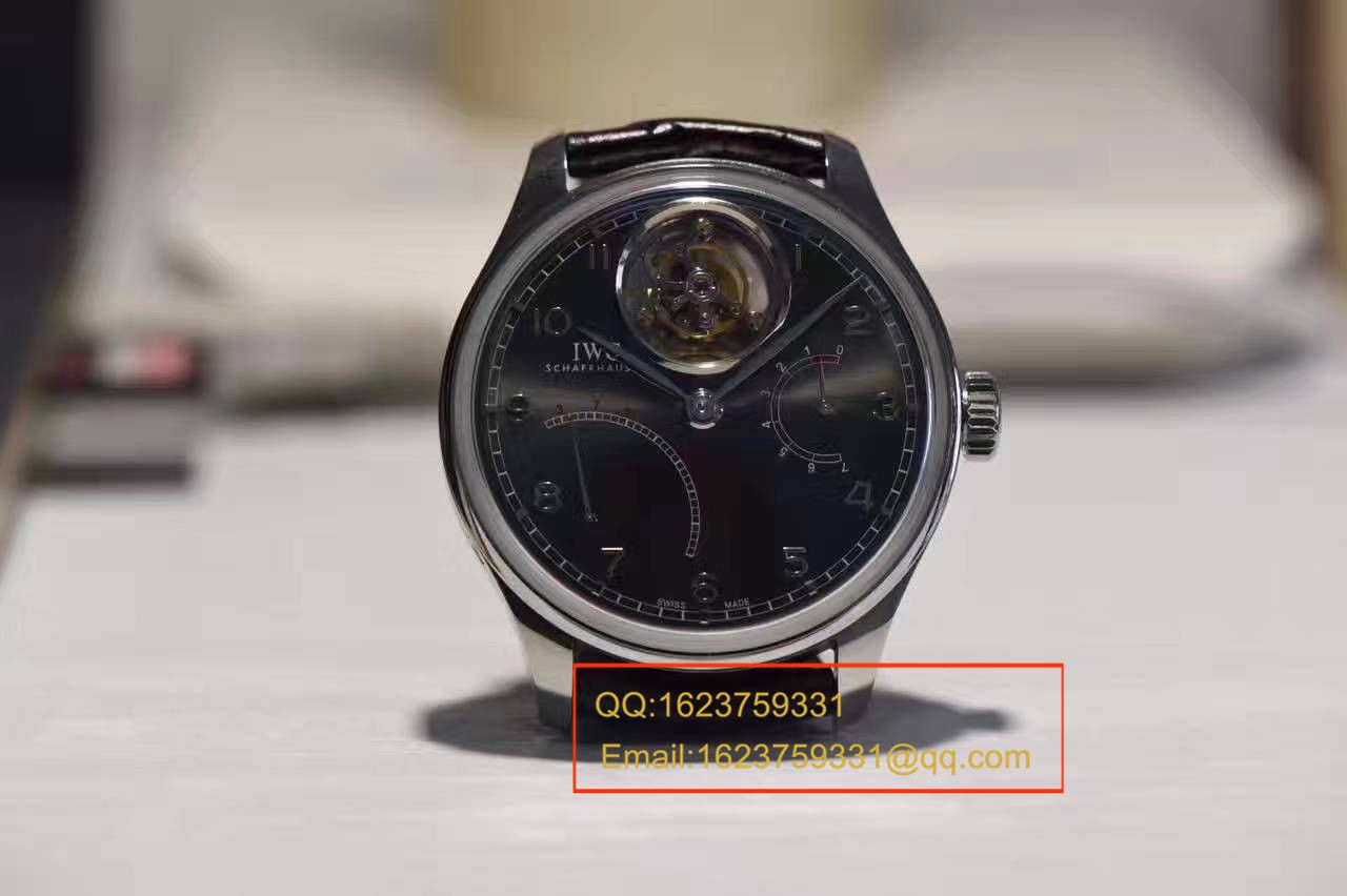 【独家视频测评YL一比一超A高精仿手表】万国葡萄牙系列逆跳陀飞轮IW504401腕表 / WG104A