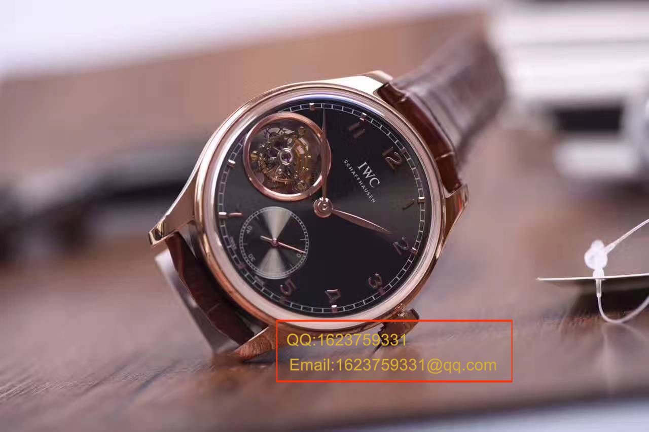 【独家视频测评YL厂1:1顶级复刻手表】万国葡萄牙系列IW546305真陀飞轮腕表 / WG288
