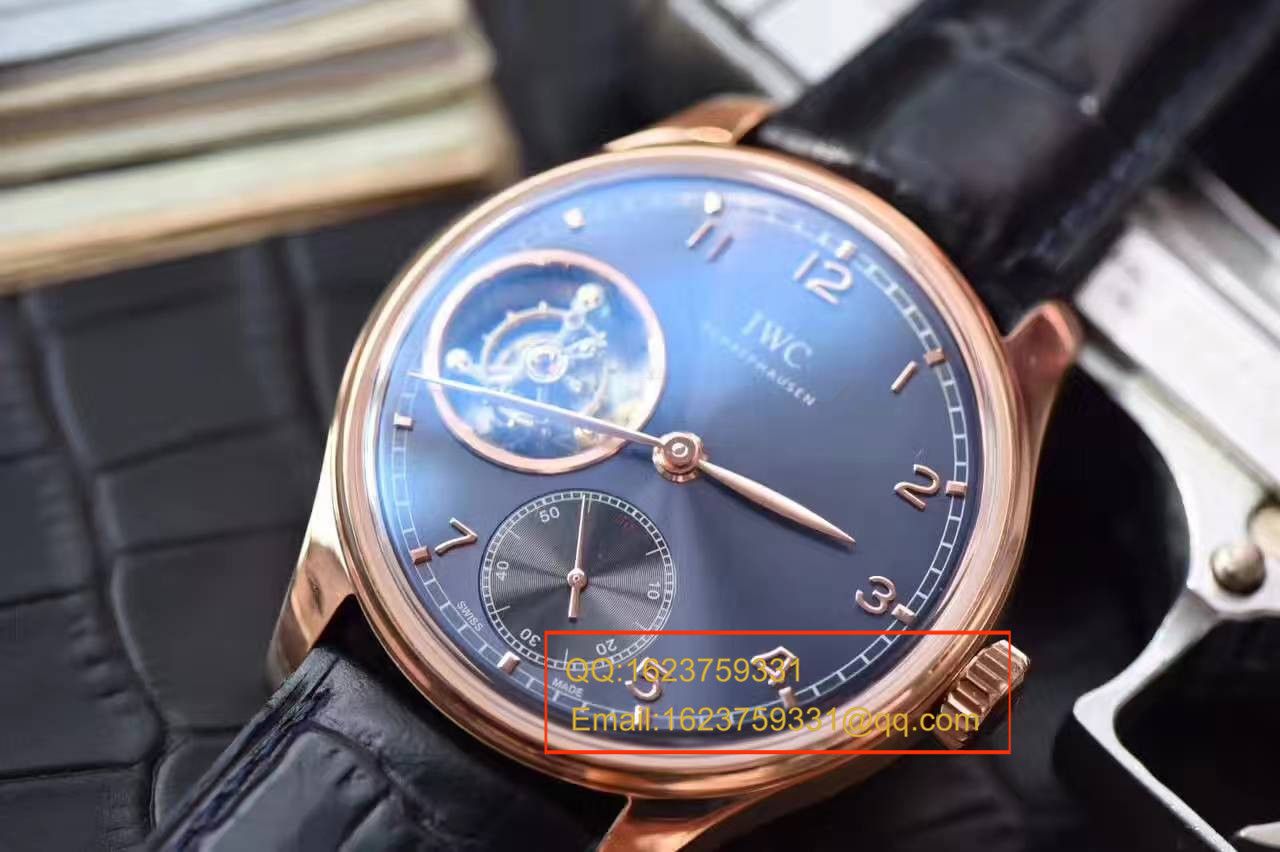 【独家视频测评YL厂1:1顶级复刻手表】万国葡萄牙系列IW546305真陀飞轮腕表 / WG288