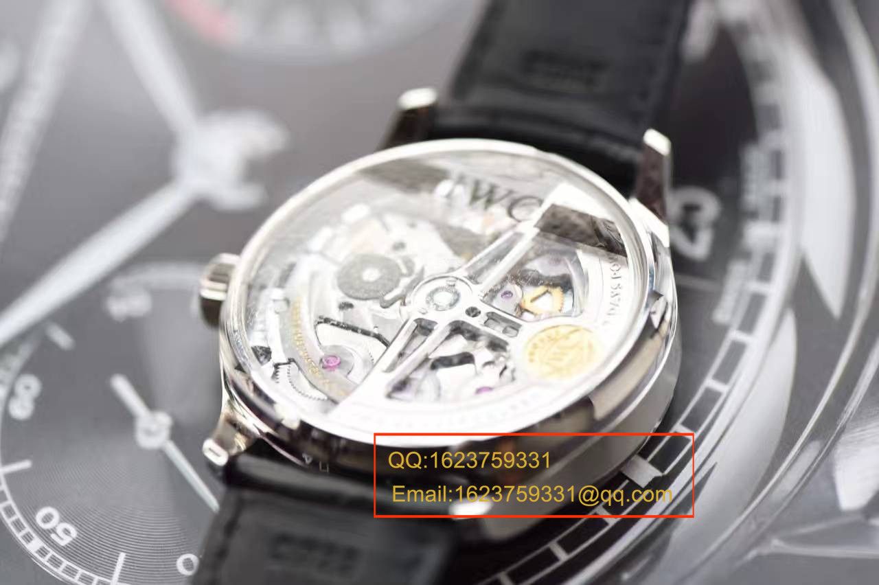 【独家视频测评ZF厂一比一超A高仿手表】万国葡七V5最高版本《万国七日链》IW500703男表 / WG223A