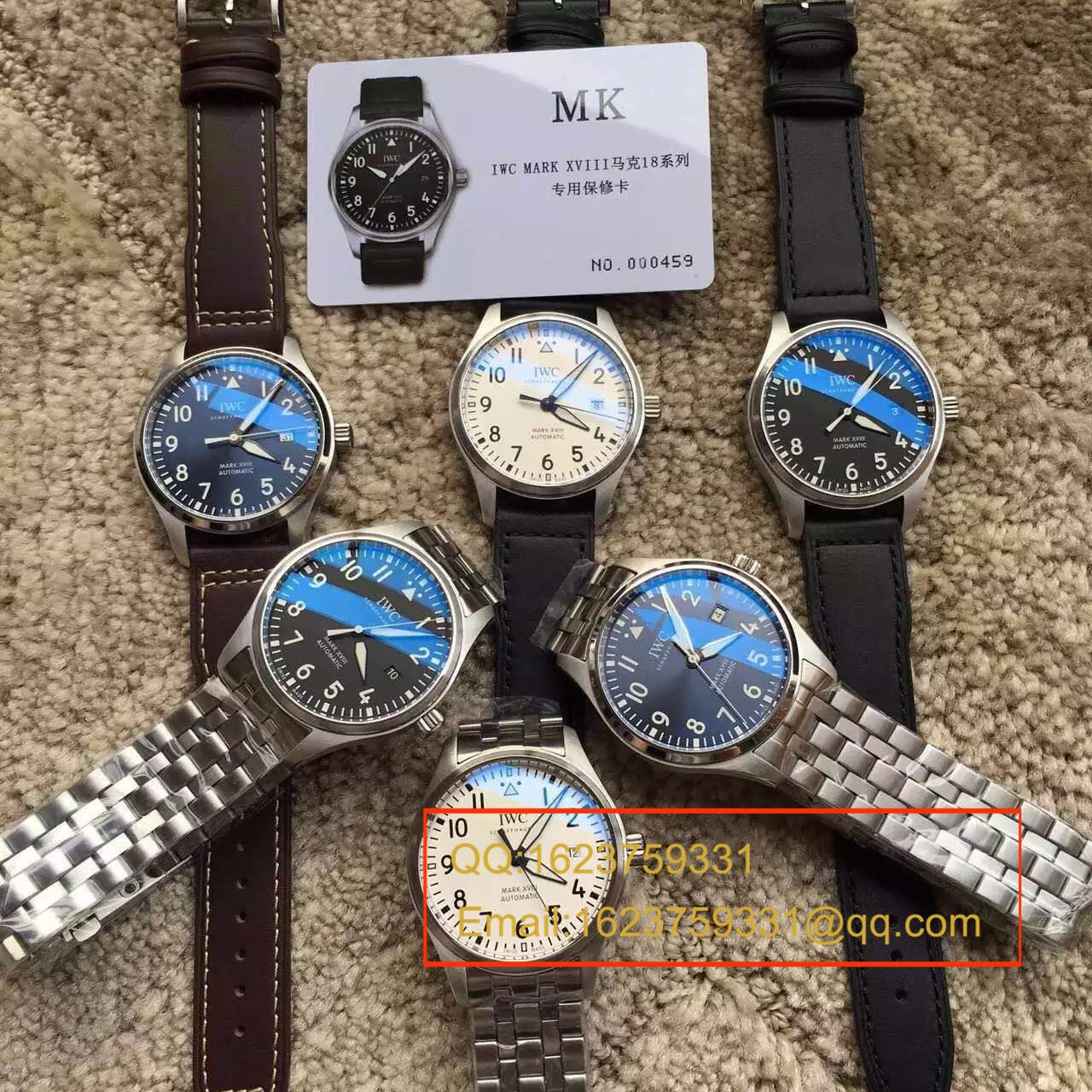 【独家视频测评】【MK厂1:1高精仿手表】万国马克十八飞行员腕表“蓝面小王子”特别版系列IW327004腕表 / WG243A
