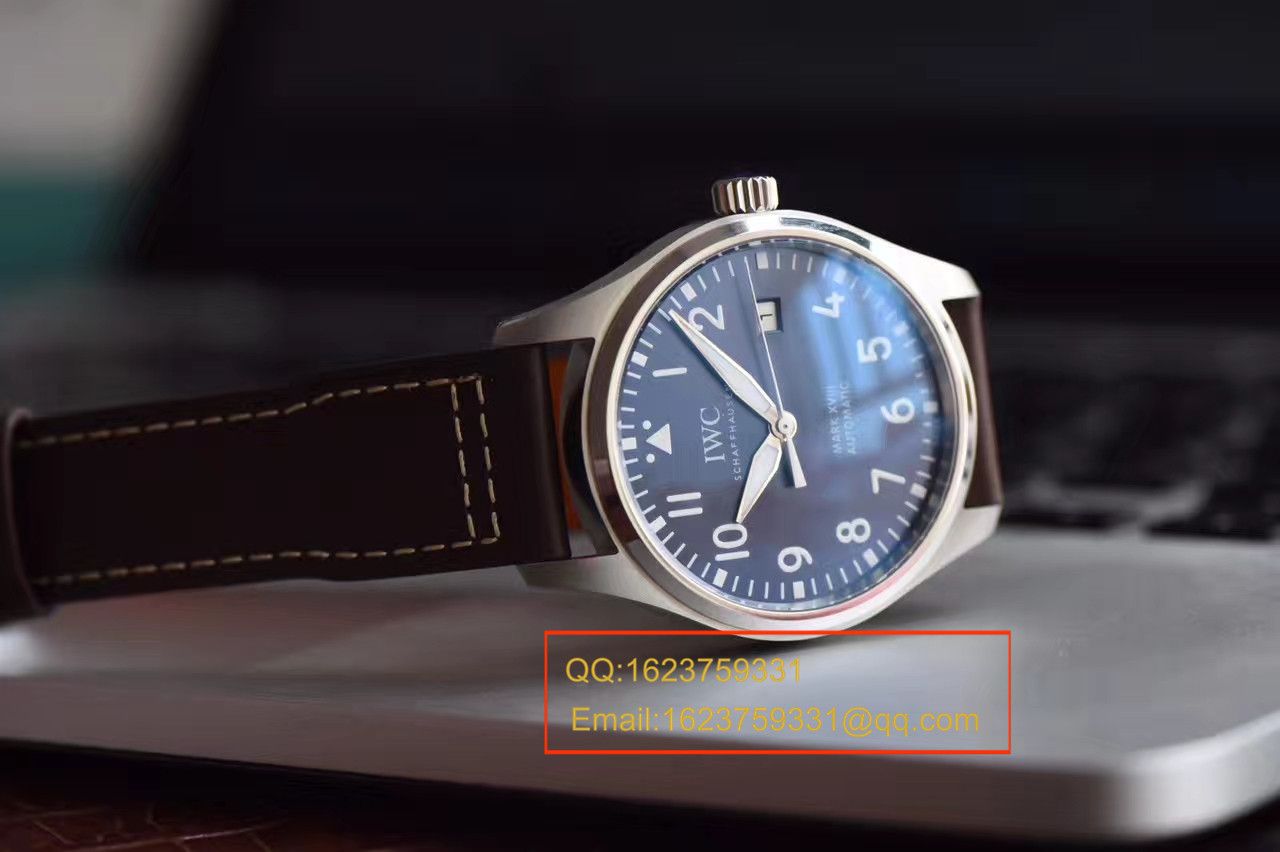 【独家视频测评】【MK厂1:1高精仿手表】万国马克十八飞行员腕表“蓝面小王子”特别版系列IW327004腕表 / WG243A