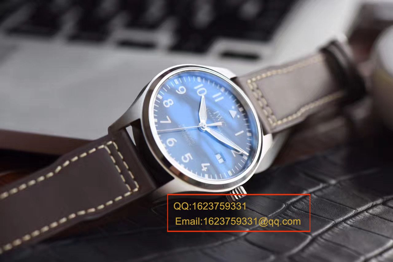 【独家视频测评】【MK厂1:1高精仿手表】万国马克十八飞行员腕表“蓝面小王子”特别版系列IW327004腕表 / WG243A