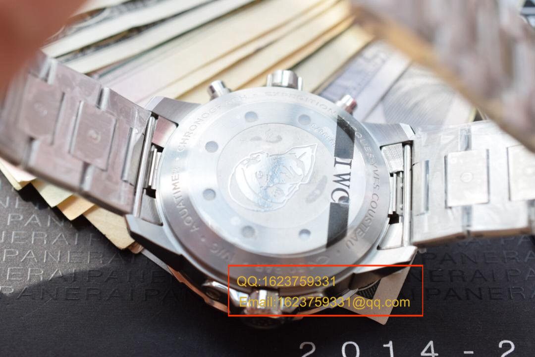 【独家视频测评V6厂一比一超A高精仿手表】万国海洋时计雅克-伊夫．库斯托探险之旅特别版IW376805 男士机械腕表 / WG166