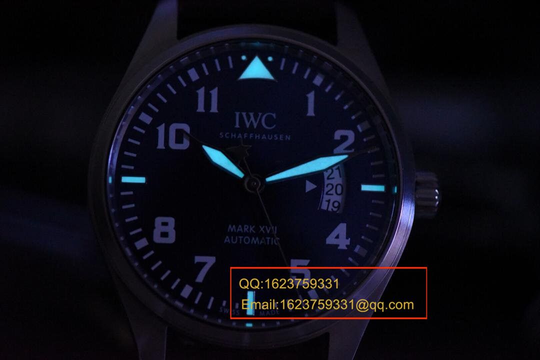 【MK厂1:1超A精仿手表】万国飞行员系列PILOT‘S WATCH MARK XVII马克十七飞行员IW326501腕表 / WG253