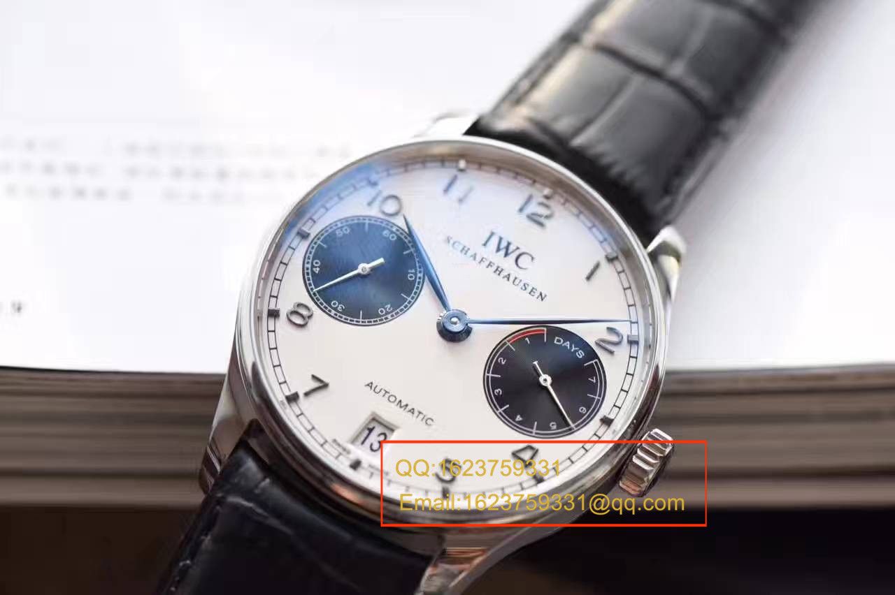 【ZF一比一超A高仿手表】万国葡七最高版本新面孔白面黑眼IW500706（熊猫葡七）腕表 / WG181