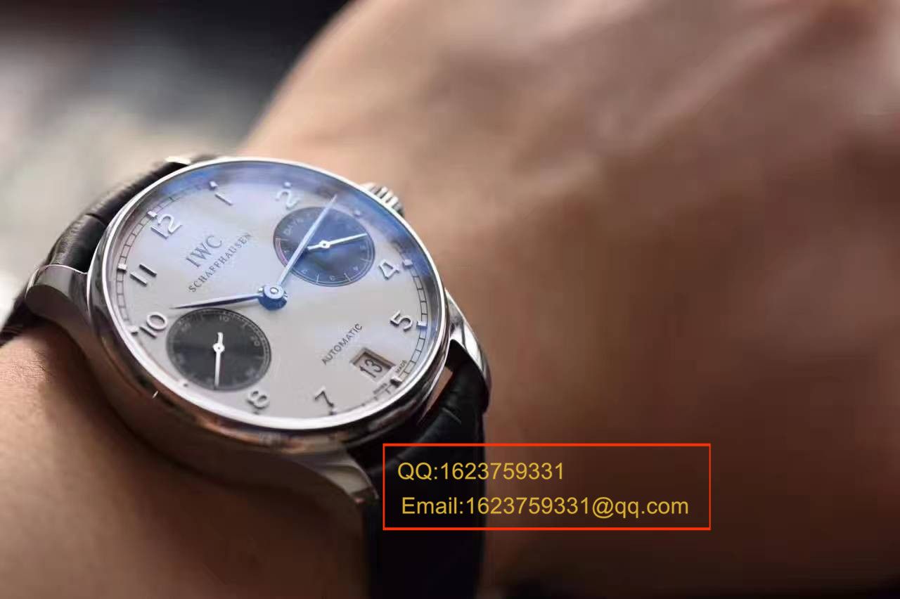 【ZF一比一超A高仿手表】万国葡七最高版本新面孔白面黑眼IW500706（熊猫葡七）腕表 / WG181