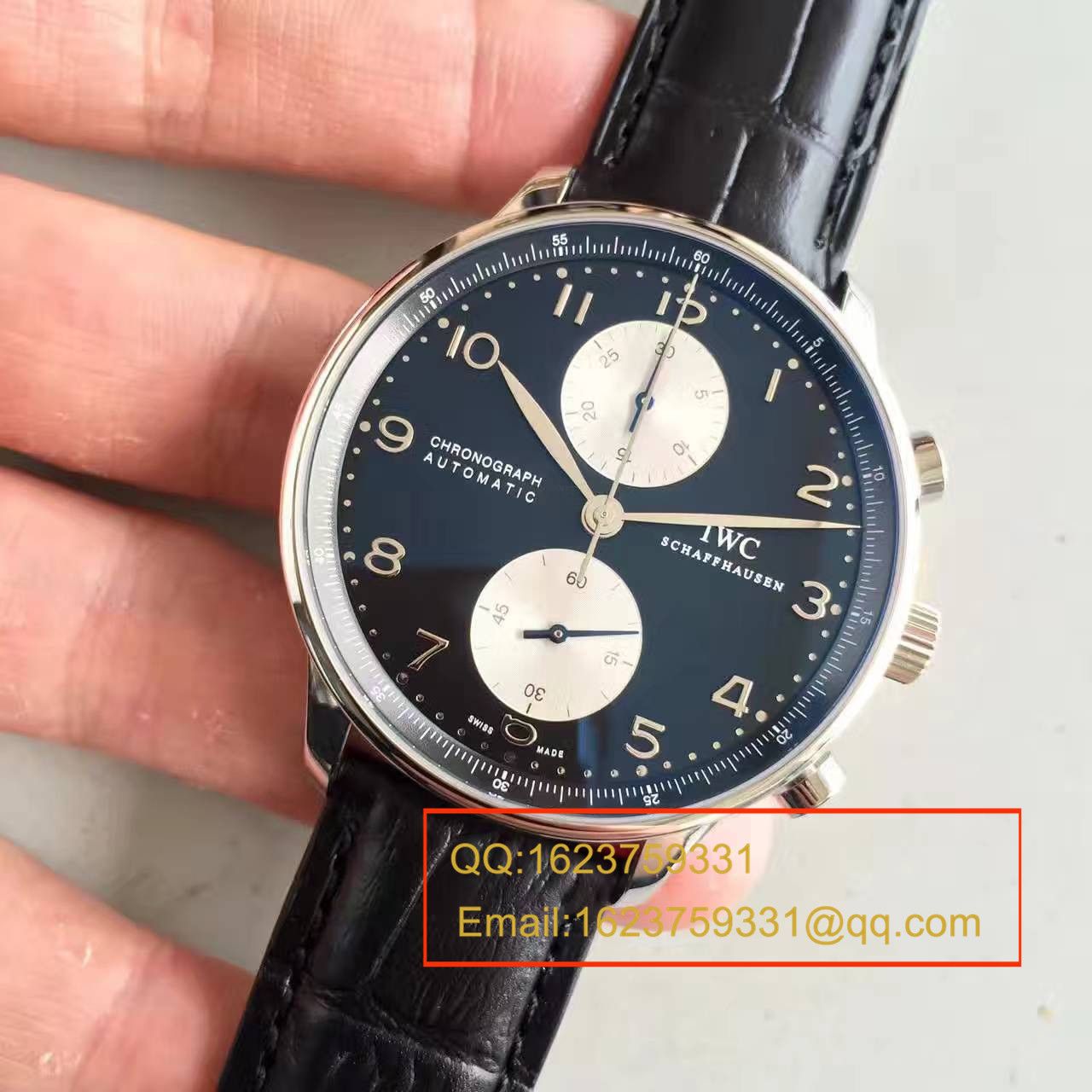 【ZF厂一比一高精仿手表】万国葡萄牙系列葡计超薄升级版IW371404腕表 / WG096