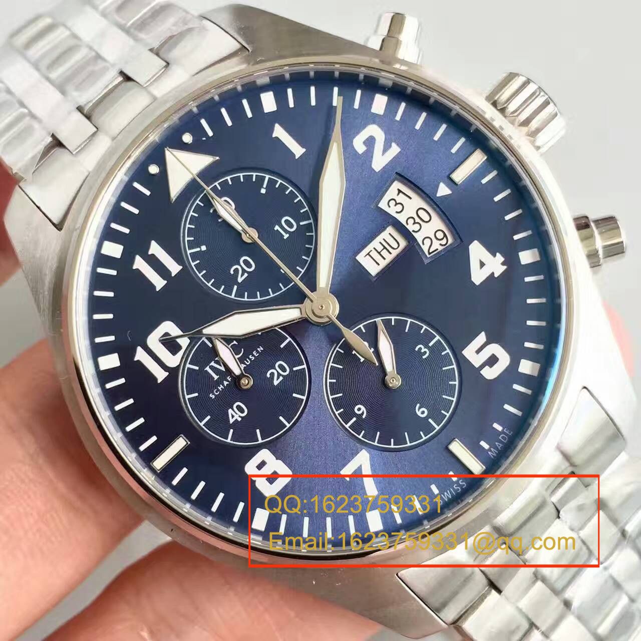 【ZF厂超A高精仿手表】万国飞行员系列IW377706 小王子机械腕表《钢带款》 / WG214