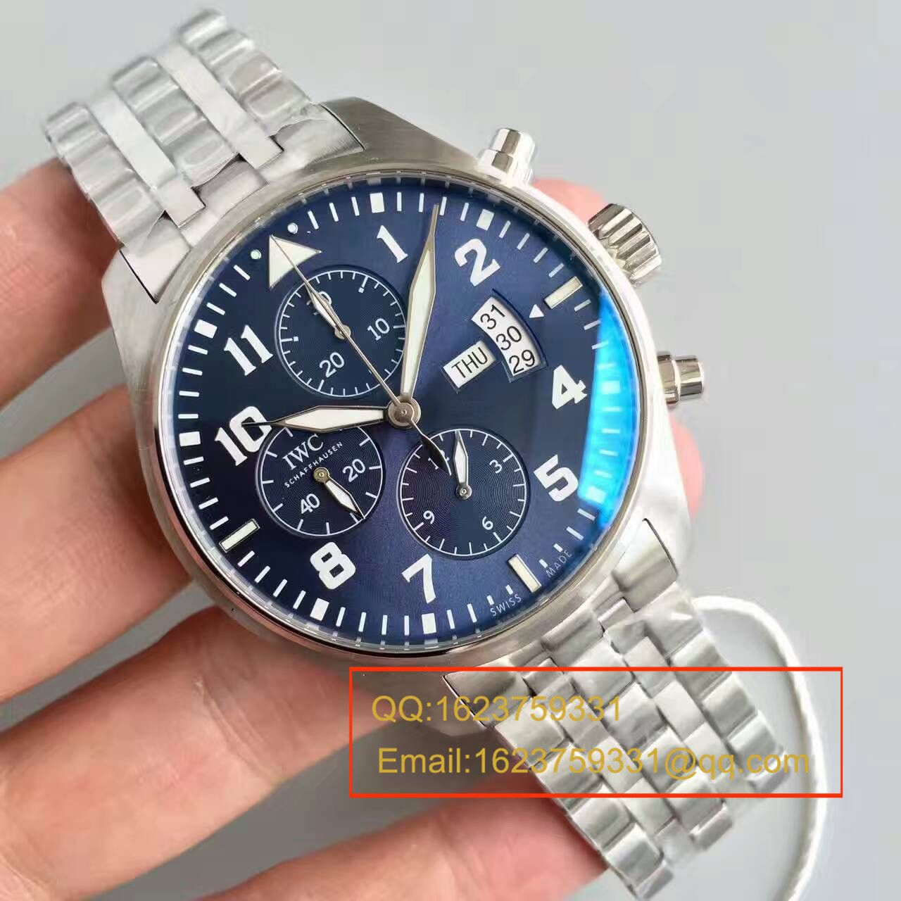 【ZF厂超A高精仿手表】万国飞行员系列IW377706 小王子机械腕表《钢带款》 / WG214