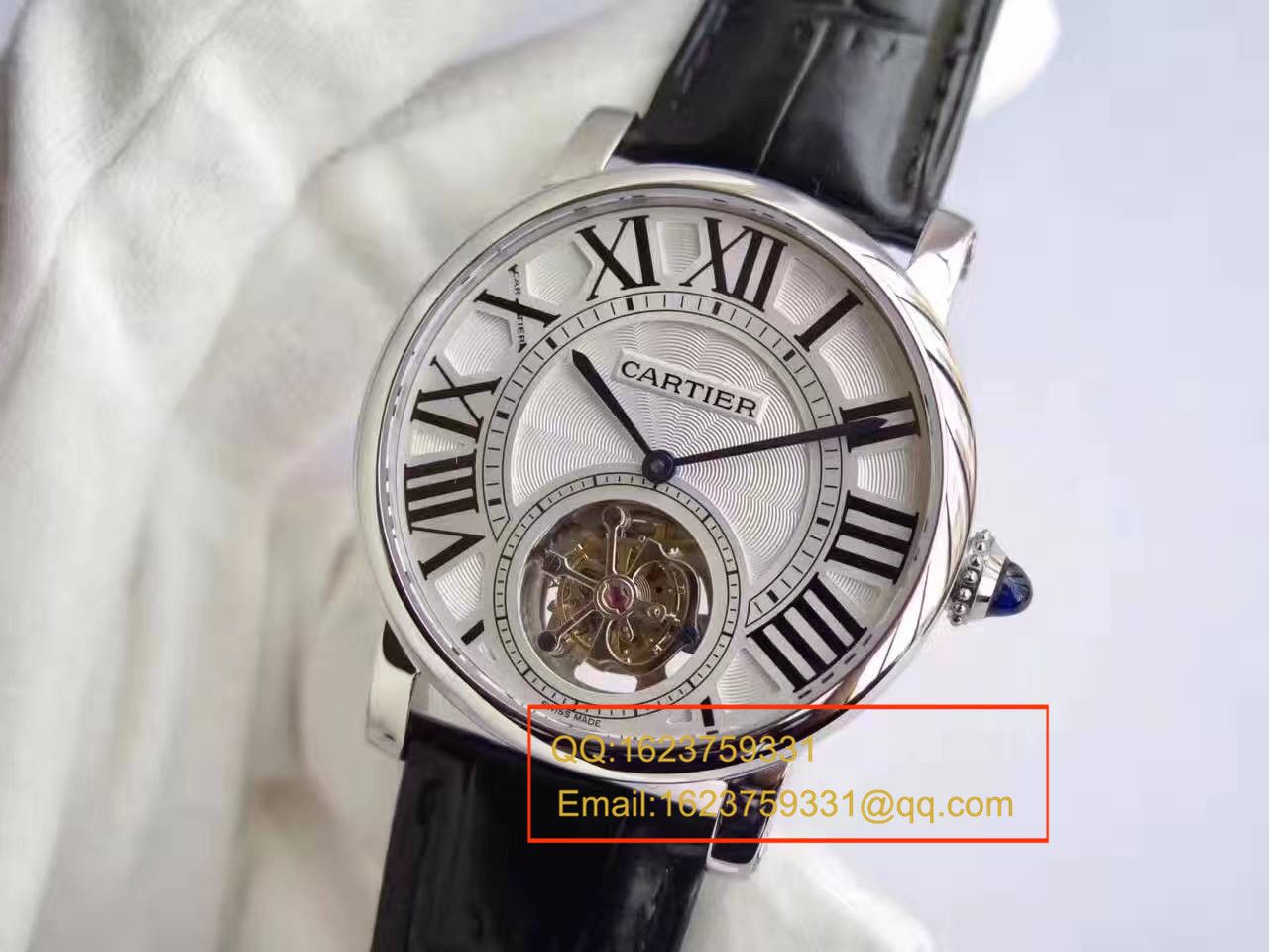 【BL厂一比一高精仿手表】卡地亚ROTONDE DE CARTIER系列W1556216陀飞轮腕表 / KCI114