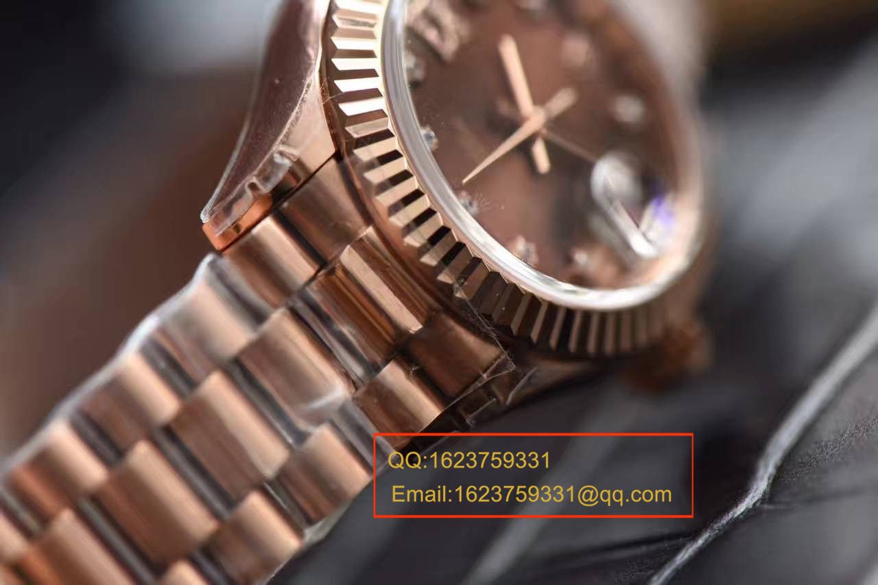 【SY厂一比一超A高仿手表】劳力士女装日志型系列279171巧克力面表盘女士腕表 / RBA182