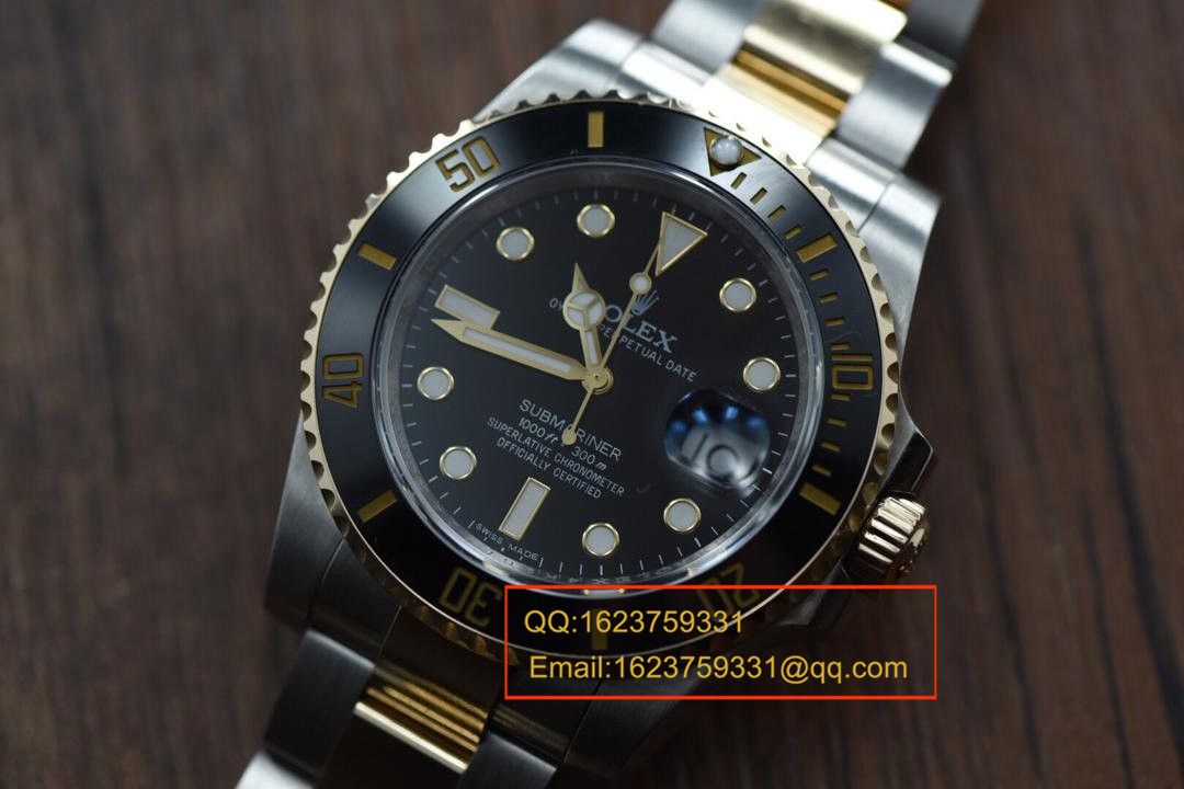 【视频解析】N厂V7版1:1复刻高仿手表之劳力士潜航者型116612-LN-97203《18K真金版》 / RCF125