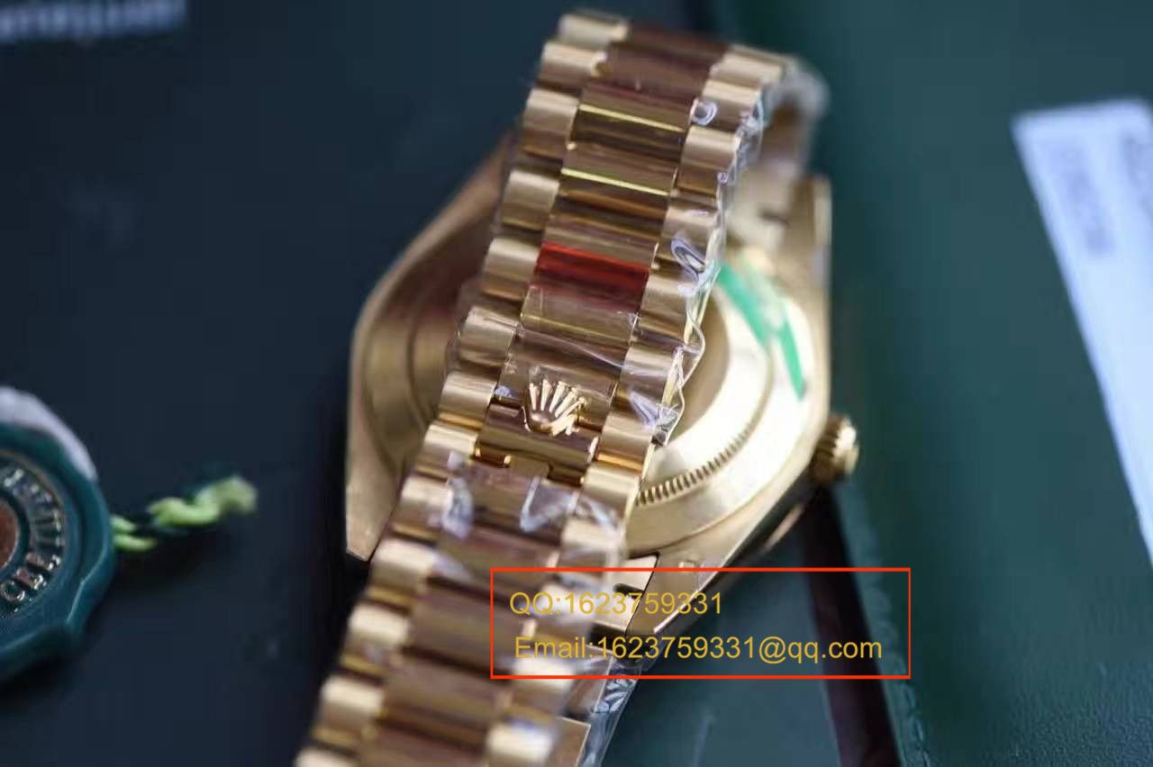 【EW厂1:1顶级复刻高仿手表】劳力士星期日历型系列228238香槟面表盘腕表 / RBA120