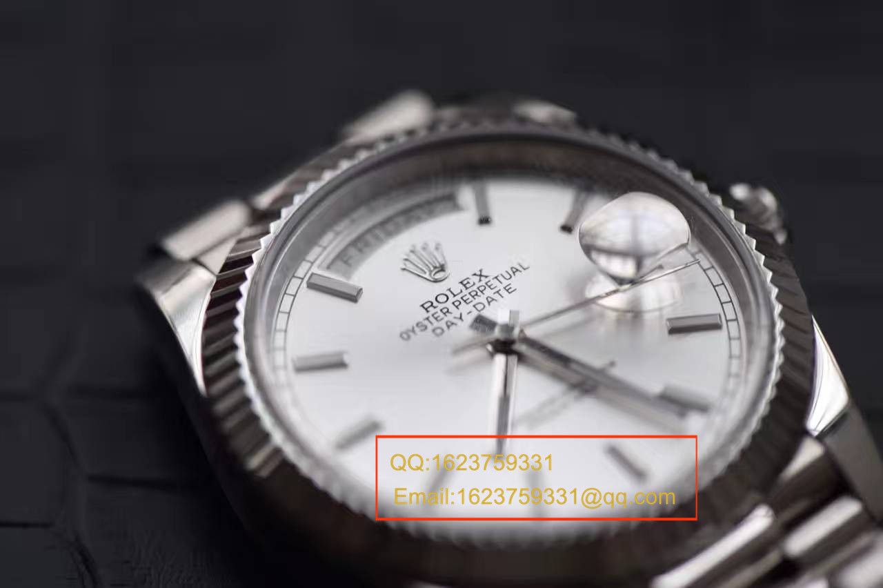 【EW厂1:1精仿手表】劳力士星期日历型系列228239银面表盘男表 / RBA116