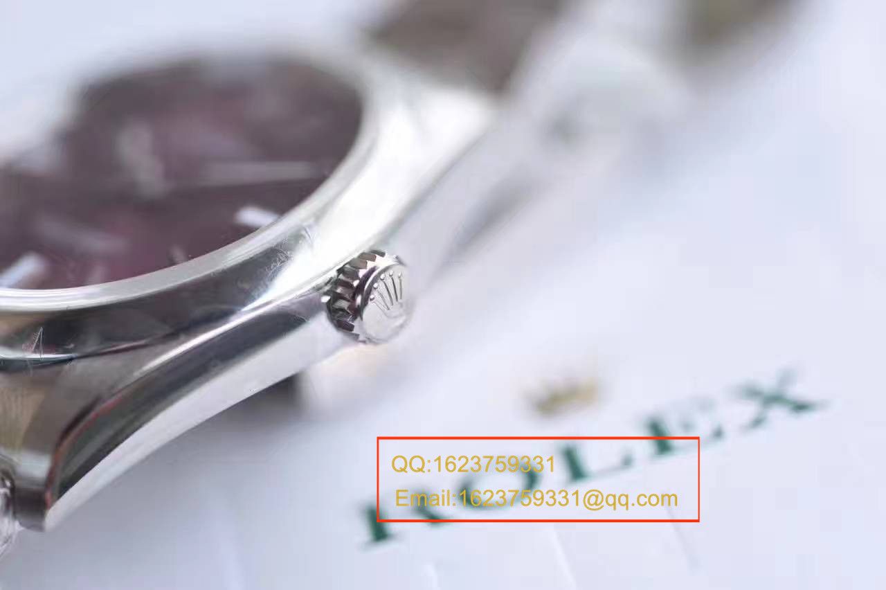 【JF厂顶级1:1复刻高仿手表】劳力士蚝式恒动系列114300红葡萄面腕表 / R151