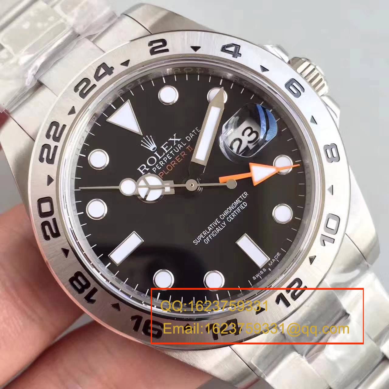 【N厂V7版1:1超A高精仿手表】ROLEX劳力士EXP2探险家型系列探险者二代216570-77210 黑盘腕表 / RBG050