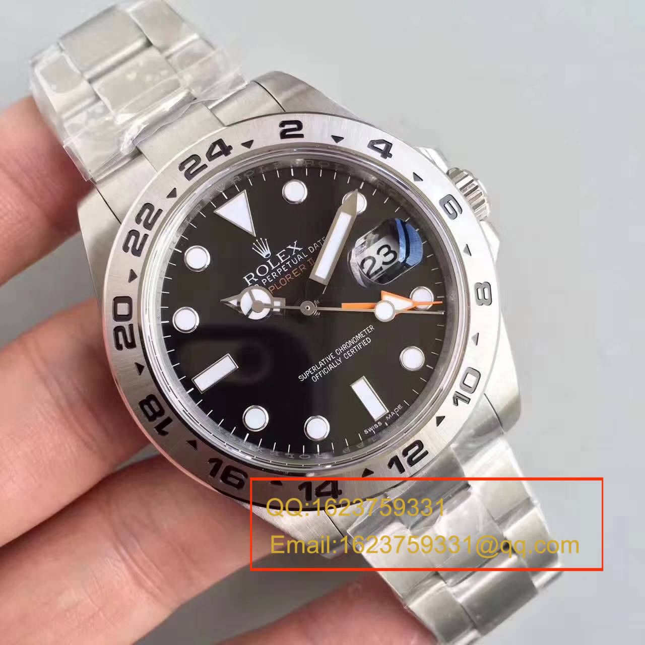 【N厂V7版1:1超A高精仿手表】ROLEX劳力士EXP2探险家型系列探险者二代216570-77210 黑盘腕表 / RBG050