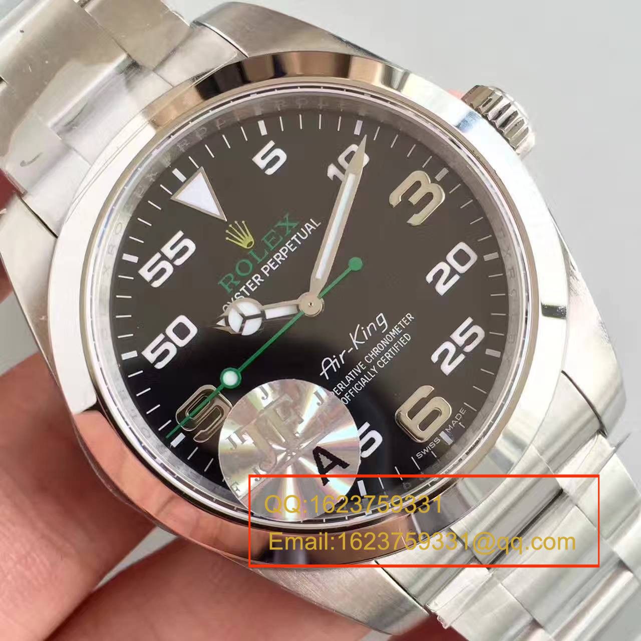 【JF厂V10S版本一比一复刻高仿手表】劳力士空中霸王型系列AIR-KING116900-71200腕表 / R015.1