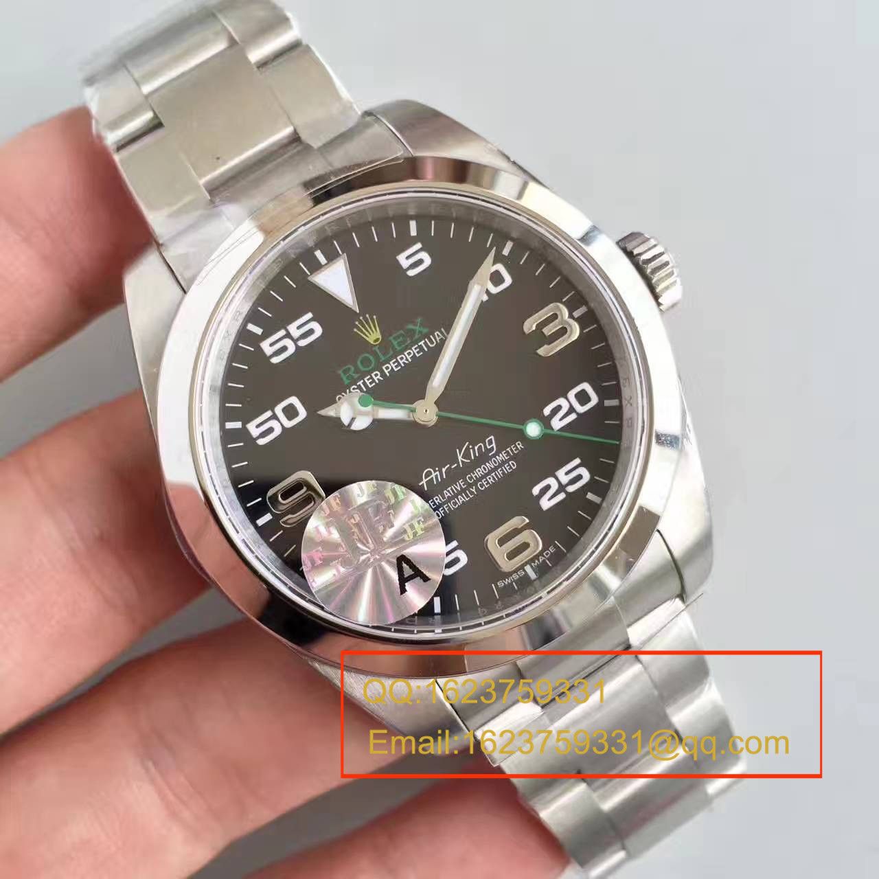 【JF厂V10S版本一比一复刻高仿手表】劳力士空中霸王型系列AIR-KING116900-71200腕表 / R015.1