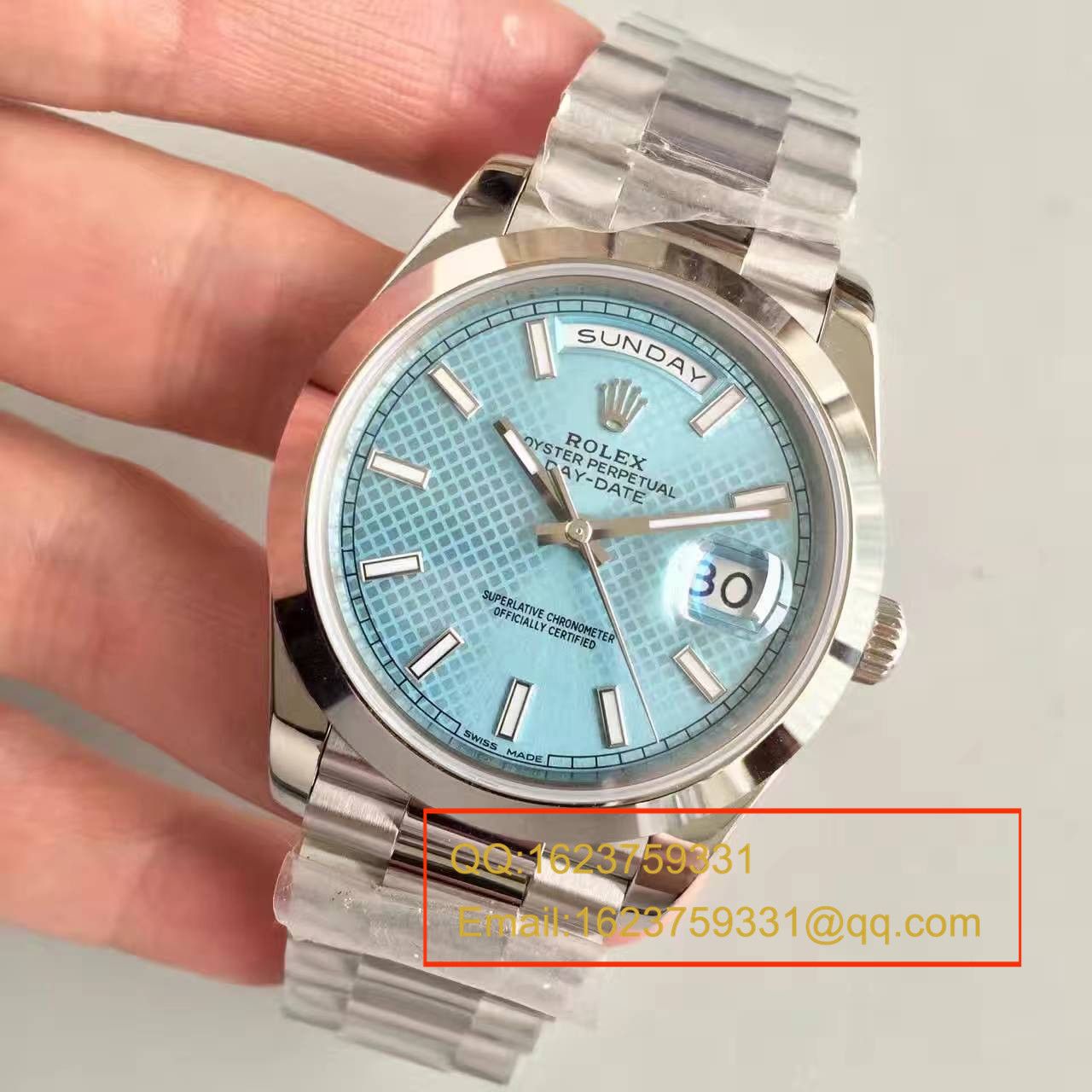 【N厂一比一高精仿手表】劳力士星期日历型系列228206-83416机械腕表 / RBE047