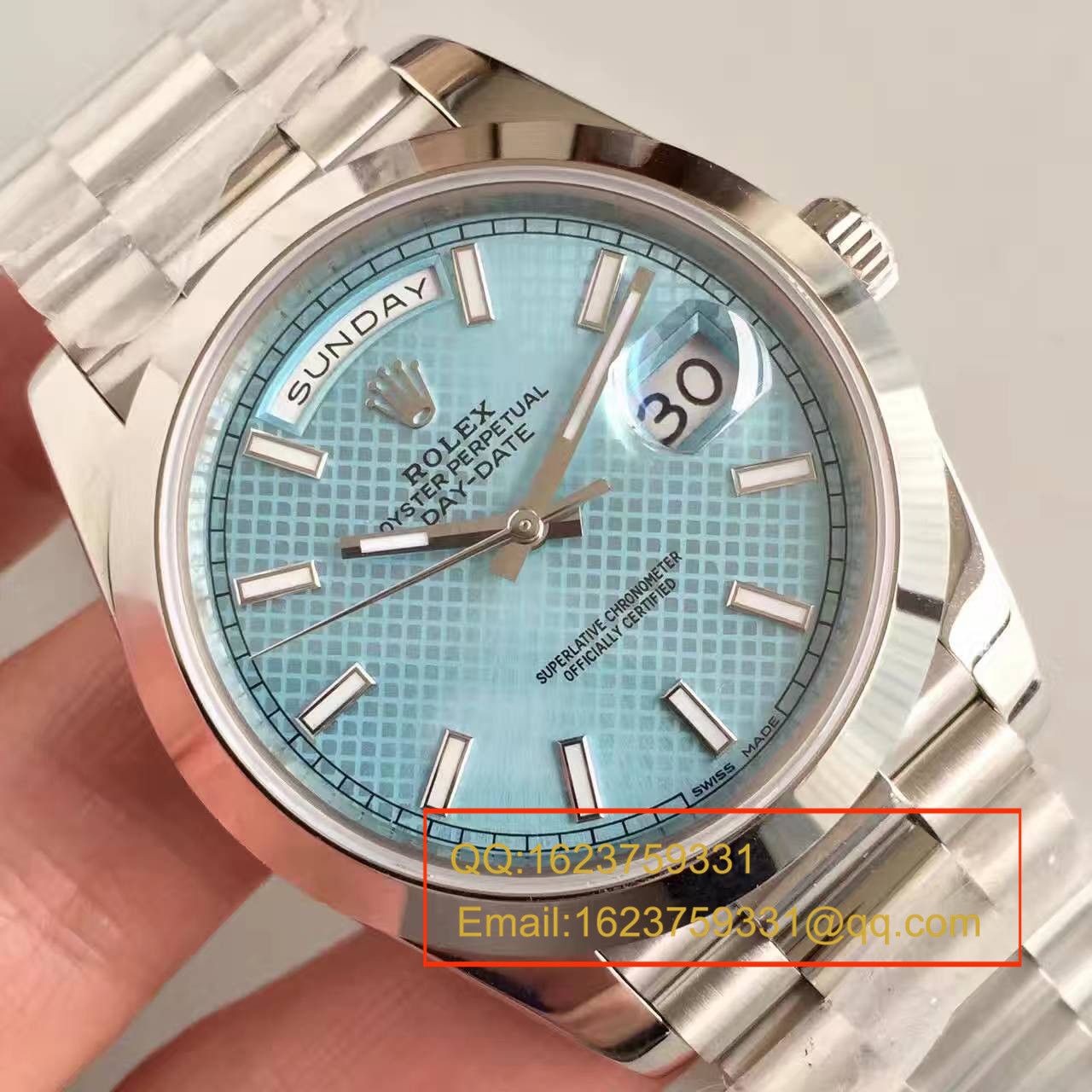 【N厂一比一高精仿手表】劳力士星期日历型系列228206-83416机械腕表 / RBE047