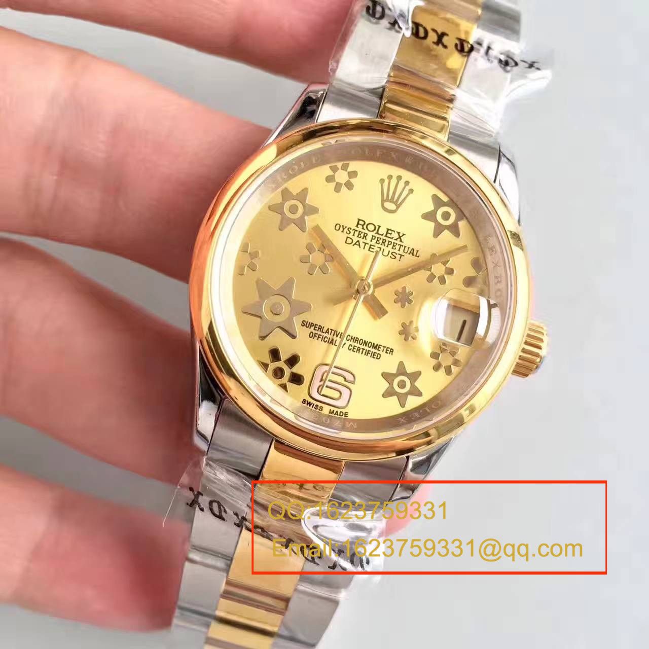 【台湾厂超A高精仿手表】劳力士 女装日志型31系列178243-72163腕表  / RAG025