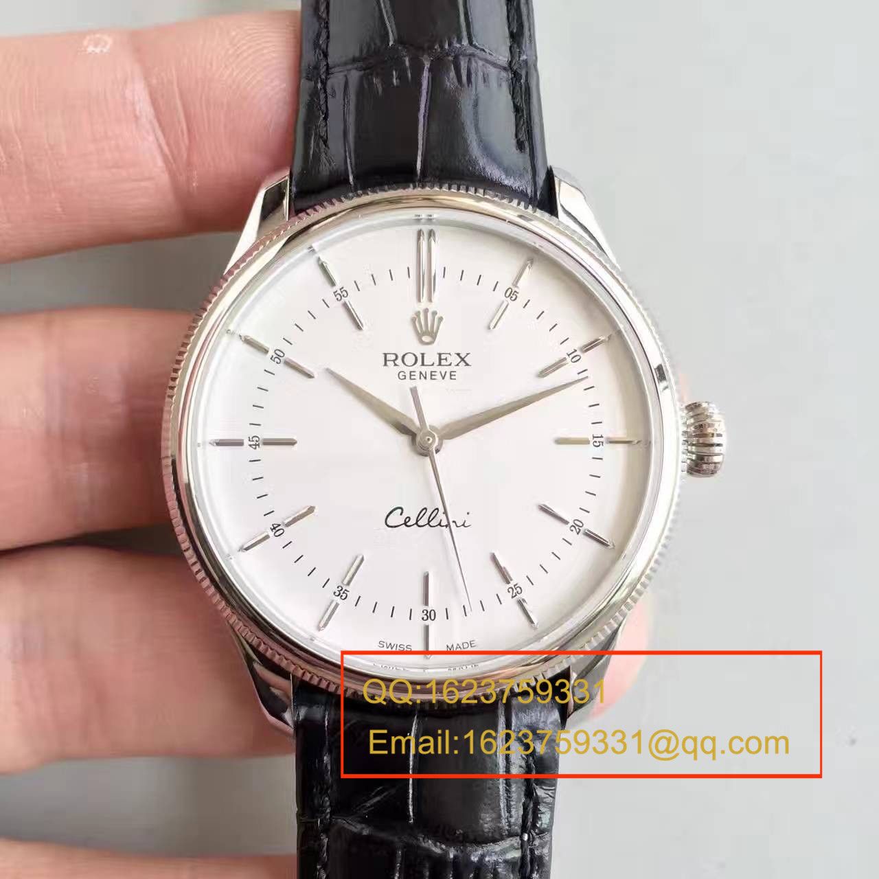 【MK一比一高精仿】劳力士切利尼系列50509白盘男士机械手表 / R076