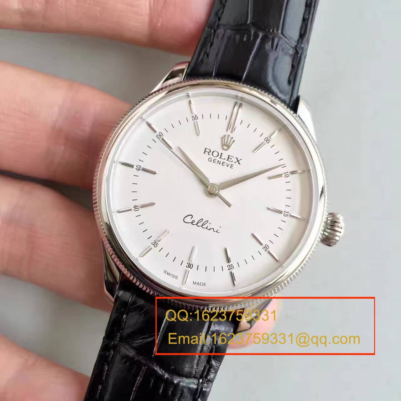 【MK一比一高精仿】劳力士切利尼系列50509白盘男士机械手表 / R076