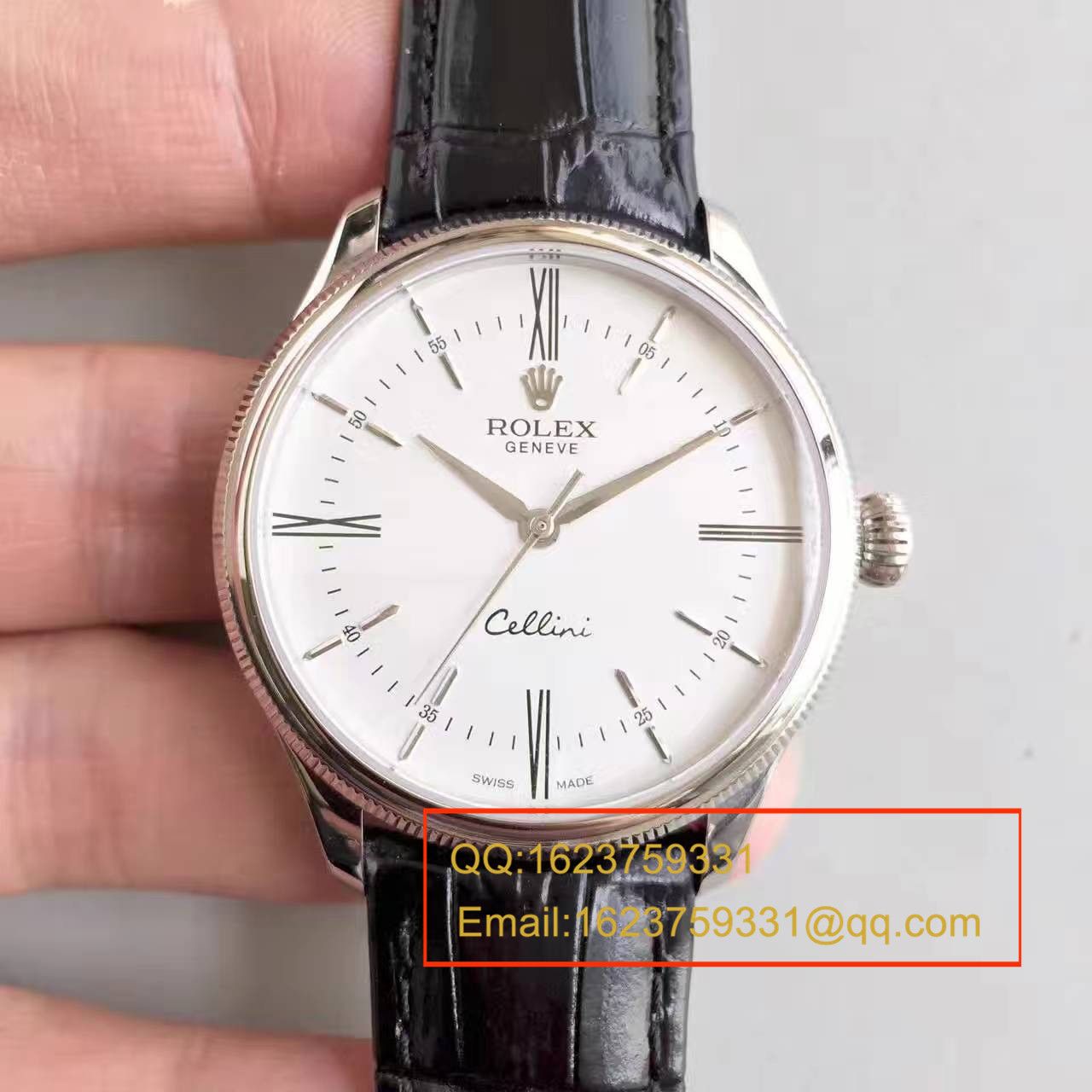 【MK一比一高精仿】劳力士切利尼系列50509白盘男士机械手表 / R076