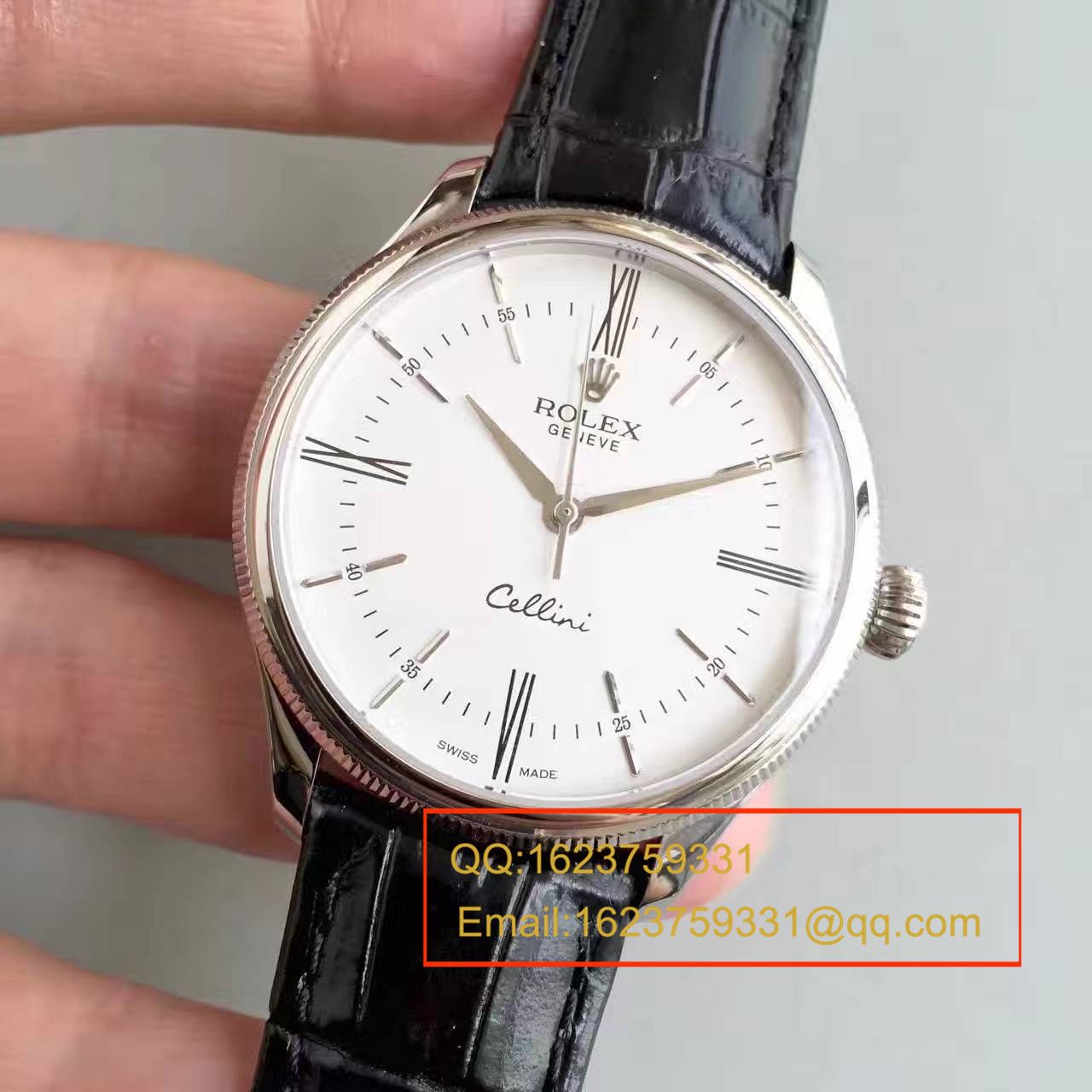 【MK一比一高精仿】劳力士切利尼系列50509白盘男士机械手表 / R076