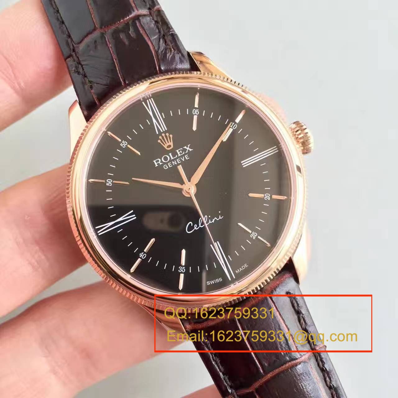 【MK厂一比一超A高精仿手表】劳力士切利尼系列50505黑盘腕表 / R0780