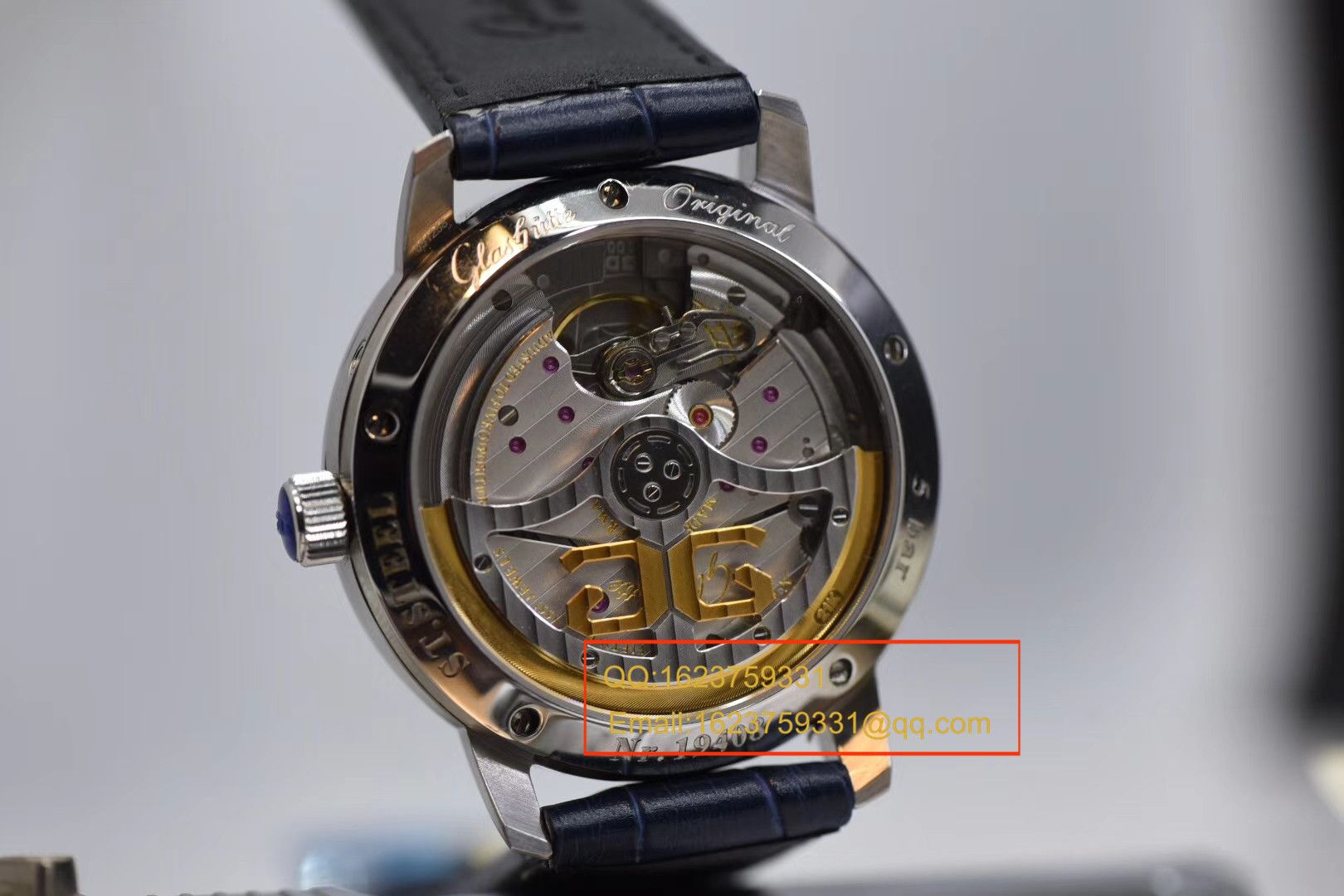 【GF一比一顶级复刻高仿手表】格拉苏蒂原创精髓议员大日历月相系列100-04-05-12-30腕表 / GLAB016