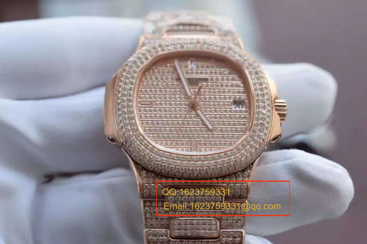 【DM厂一比一超A高仿手表】百达翡丽鹦鹉螺满天星土豪款腕表 / BD181