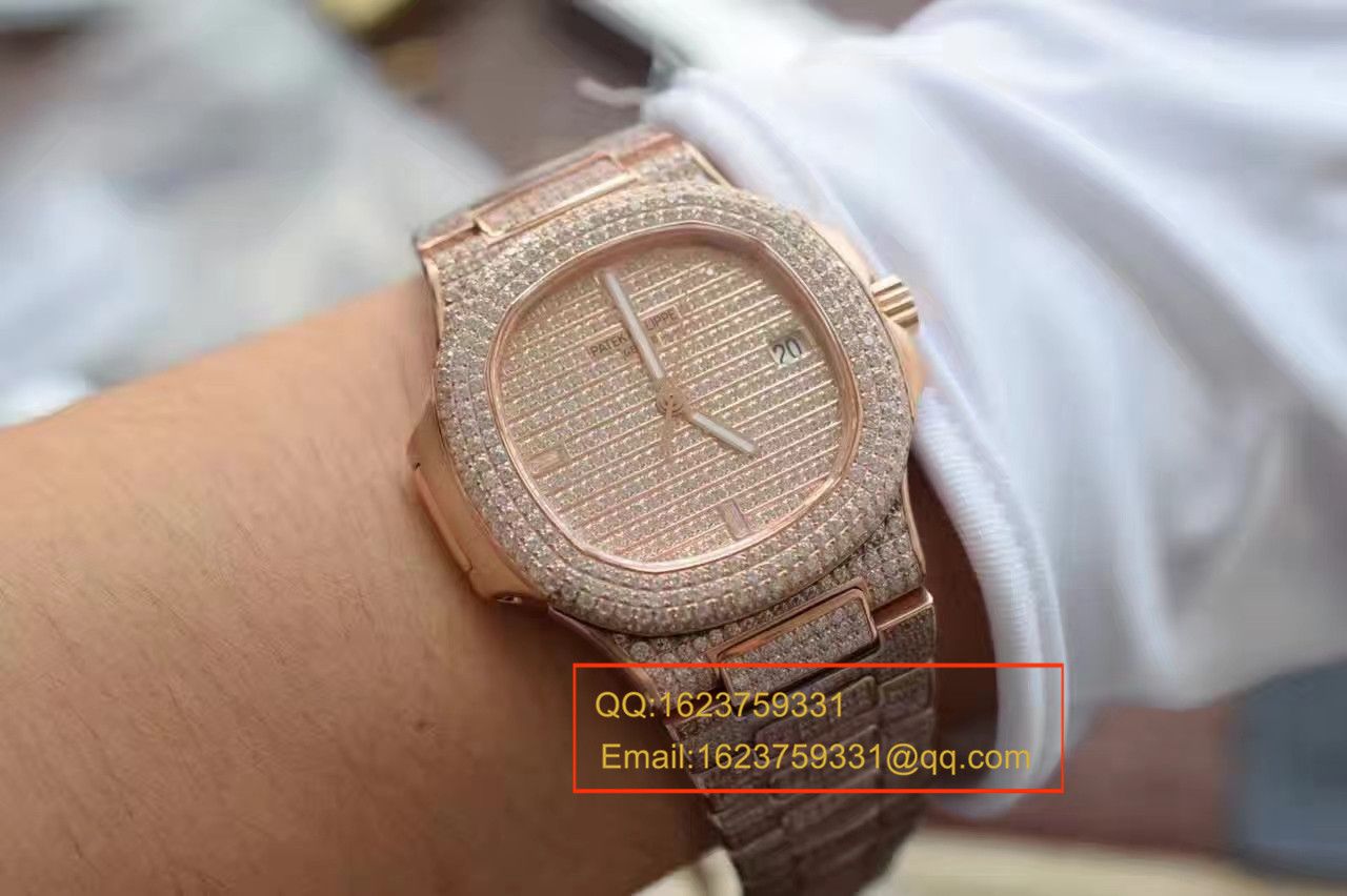 【DM厂一比一超A高仿手表】百达翡丽鹦鹉螺满天星土豪款腕表 / BD181