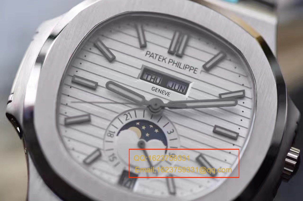 【KM1:1超A高仿复刻手表】百达翡丽运动系列鹦鹉螺月相5726/1A-010腕表 / BD198