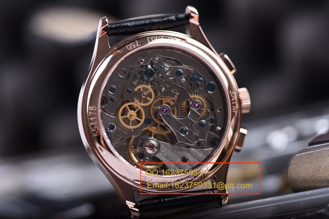 【独家视频测评1:1超A高仿手表】百达翡丽复杂功能计时系列5170R-001腕表 / BDAF164