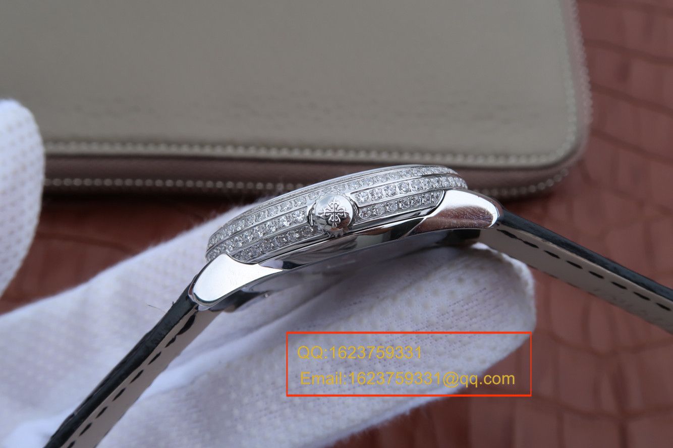 【KG1:1超A精仿手表】百达翡丽复杂功能计时系列4968G-010女士腕表 / BD211