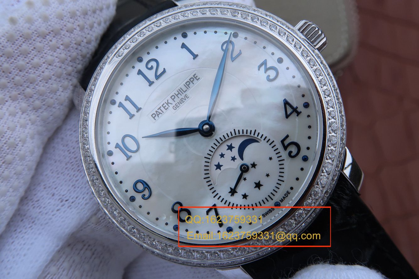 【KG1:1超A精仿手表】百达翡丽复杂功能计时系列4968G-010女士腕表 / BD211