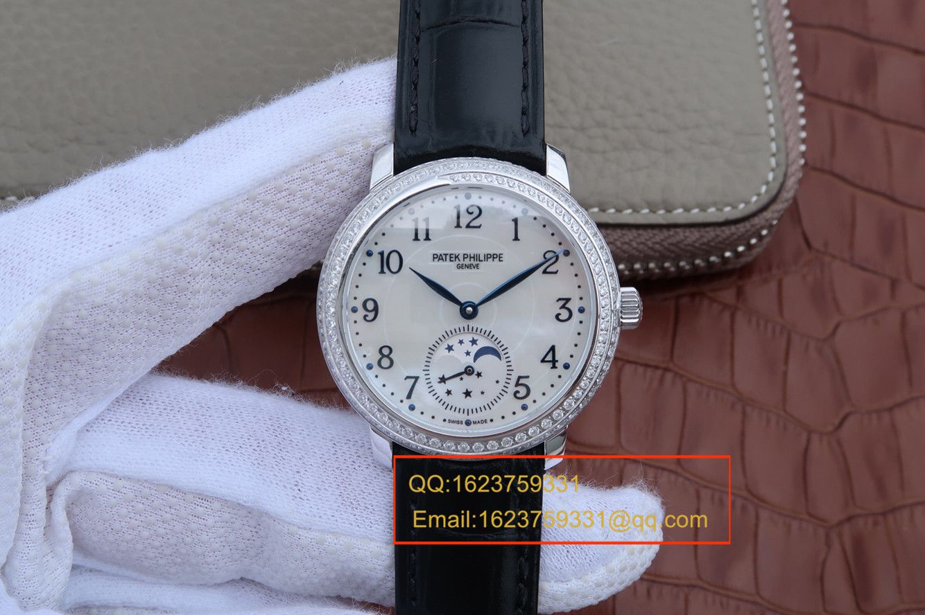 【KG1:1超A精仿手表】百达翡丽复杂功能计时系列4968G-010女士腕表 / BD211